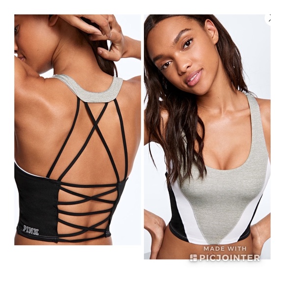 PINK Victoria's Secret Other - Small PINK Strappy Back Sports Bra